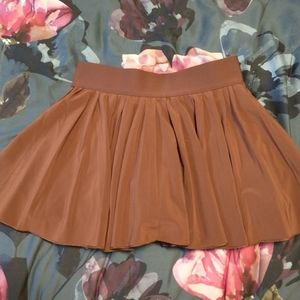 Aritzia, brown skirt with shorts, size zs